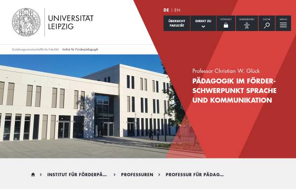 Vorschau von www.erzwiss.uni-leipzig.de, Sprache und Kommunikation, Uni Leipzig
