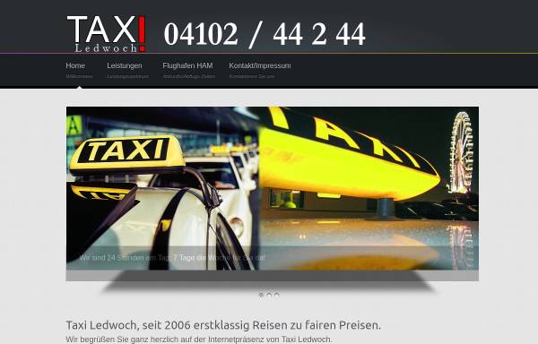 Vorschau von www.taxi-ledwoch.de, Taxi Ledwoch