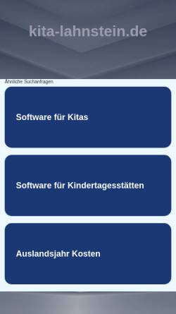 Vorschau der mobilen Webseite www.kita-lahnstein.de, Förderverein KiTa St. Martin Lahnstein