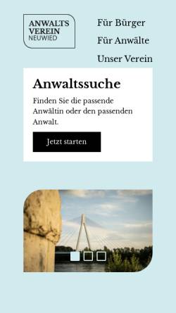 Vorschau der mobilen Webseite www.anwaltsverein-neuwied.de, Anwaltsverein Neuwied