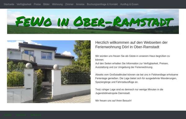 Vorschau von www.ferienwohnung-ober-ramstadt.de, Ferienwohnung Dörl