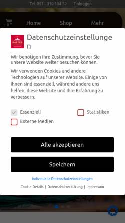 Vorschau der mobilen Webseite hannoversche-kaffeemanufaktur.de, Hannoversche Kaffeemanufaktur e.K.
