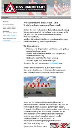 Vorschau der mobilen Webseite www.bv-darmstadt.de, B&V Darmstadt