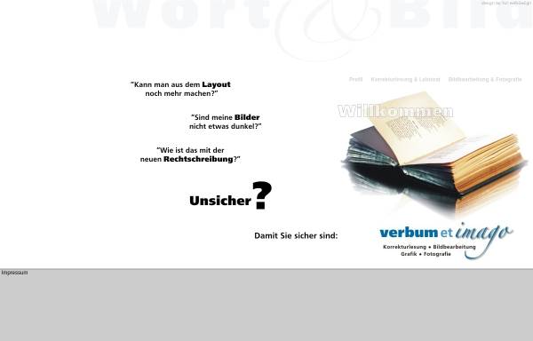 Vorschau von www.verbum-et-imago.de, Verbum et imago Christoph Rehlinger