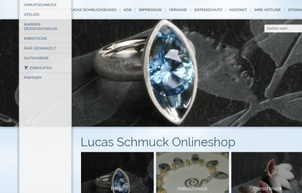 Vorschau von www.lucas-schmuck.de, Lucas Schmuckdesign
