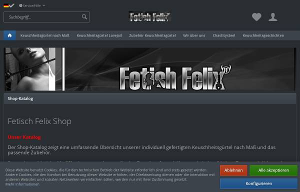 Vorschau von www.fetisch-felix.de, Fetish-Felix - Inh. Stephan Torster