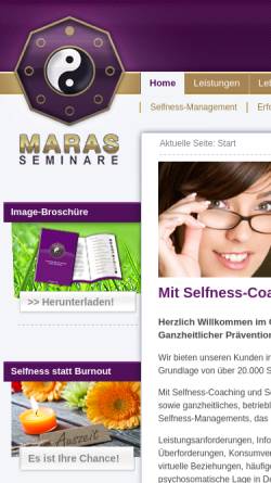 Vorschau der mobilen Webseite www.maras-seminare.de, Heinz Jürgen Maras - Maras-Seminare