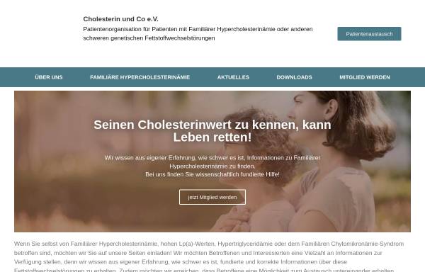 Vorschau von cholco.org, Cholesterin & Co Cholco e.V.