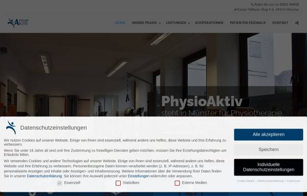 Vorschau von physio-plus.de, Physio Aktiv