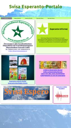 Vorschau der mobilen Webseite www.esperanto.ch, Junges Esperanto Schweiz (JES)