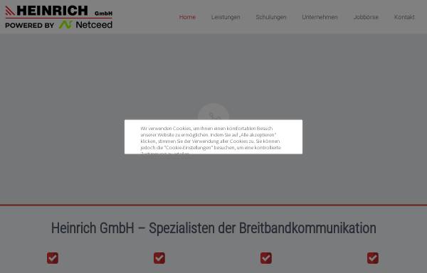 Vorschau von www.breitbandkommunikation.com, Heinrich GmbH