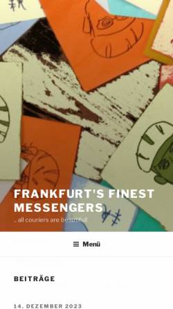 Vorschau der mobilen Webseite www.ffm-ev.org, Frankfurt`s Finest Messengers e.V.