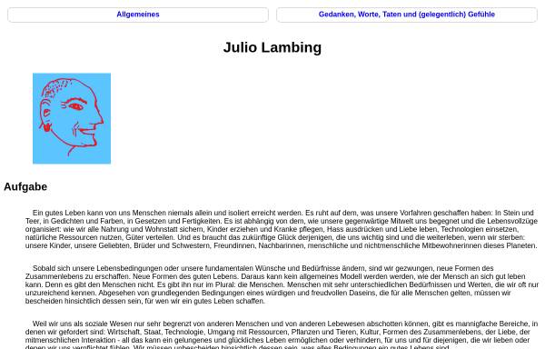 Vorschau von www.juliolambing.de, Lambing, Julio