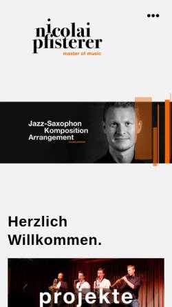 Vorschau der mobilen Webseite nicolai-pfisterer.de, Nicolai Pfisterer