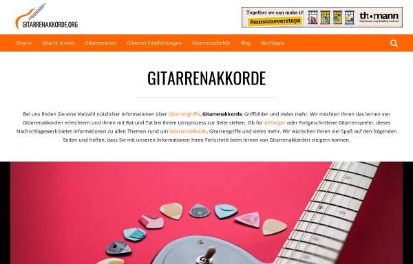 Vorschau von www.gitarrenakkorde.org, Gitarrenakkorde, Marcus Gerhardy