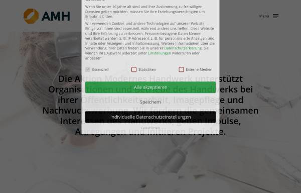 Vorschau von www.amh-online.de, Aktion modernes Handwerk e.V.