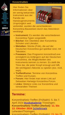 Vorschau der mobilen Webseite konzertinanetz.de, KonzertinaNetz