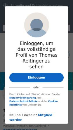 Vorschau der mobilen Webseite portrait-bu.de, Reitinger, Thomas