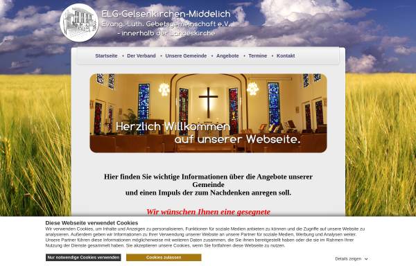 Vorschau von www.elg-gelsenkirchen-middelich.de, Ev. luth. Gebetsgemeinschaft e.V.