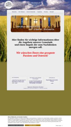 Vorschau der mobilen Webseite www.elg-gelsenkirchen-middelich.de, Ev. luth. Gebetsgemeinschaft e.V.