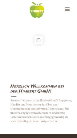 Vorschau der mobilen Webseite himbert.info, Himbert GmbH