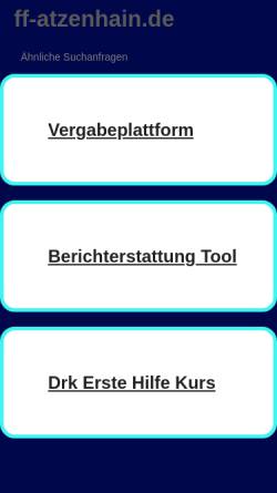 Freiwillige Feuerwehr Mücke-Atzenhain