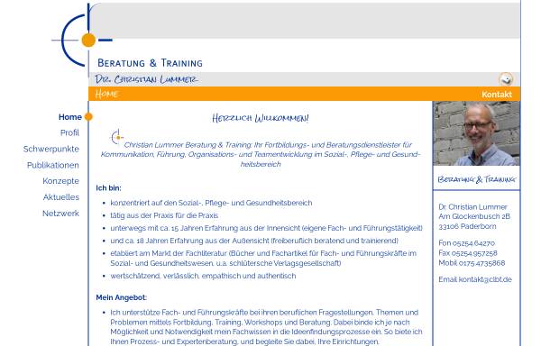 CLBT Dr. Christian Lummer - Beratung & Training