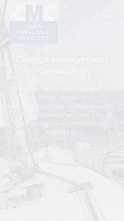 Vorschau der mobilen Webseite www.cmc-mittelstandsberatung.de, CMC Change Management Consulting GbR