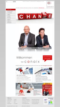 Vorschau der mobilen Webseite www.conaix.de, Conaix GmbH