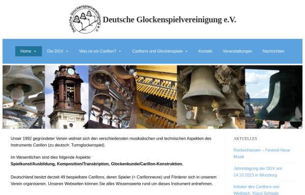 Vorschau von www.glockenspielvereinigung.de, Deutsche Glockenspielvereinigung e.V.