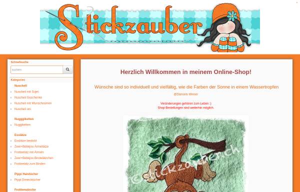 Vorschau von www.stickzauber.ch, Stickzauber