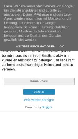 Vorschau der mobilen Webseite deutsche-im-ausland.blogspot.com, Interessengemeinschaft Deutschsprachiger im Ausland