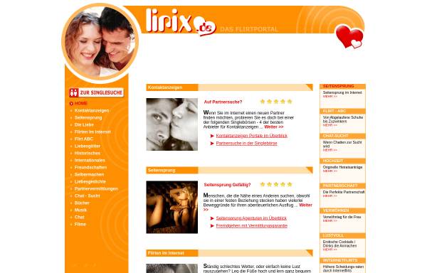 Vorschau von www.lirix.de, Lirix
