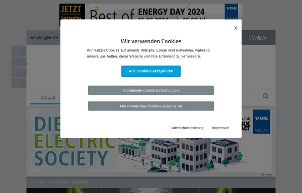 Vorschau von www.et-energie-online.de, Energiewirtschaftliche Tagesfragen