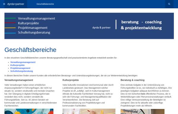 Vorschau von www.dyrda.de, Dyrda & Partner Unternehmensberatung
