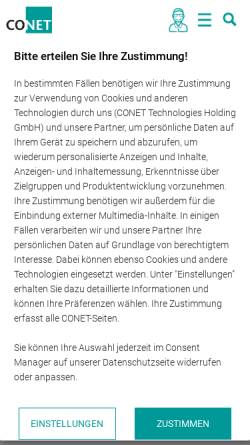 Vorschau der mobilen Webseite www.actgruppe-es.de, ACT Expert Services GmbH