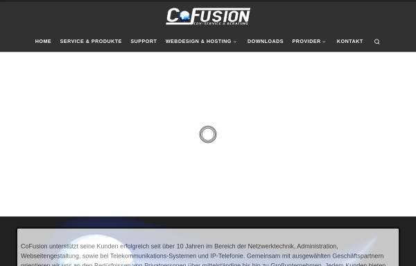Vorschau von cofusion.de, CoFusion