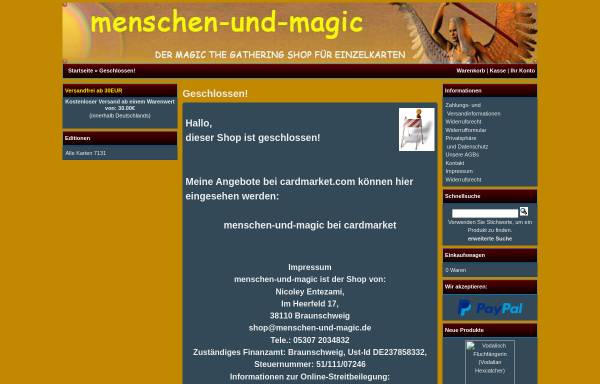 Vorschau von www.menschen-und-magic.de, menschen-und-magic