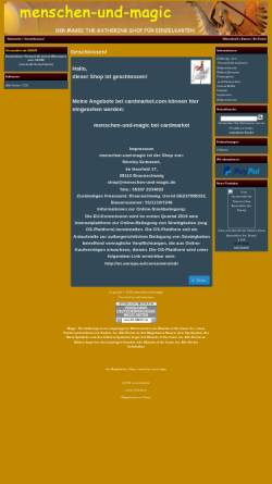 Vorschau der mobilen Webseite www.menschen-und-magic.de, menschen-und-magic