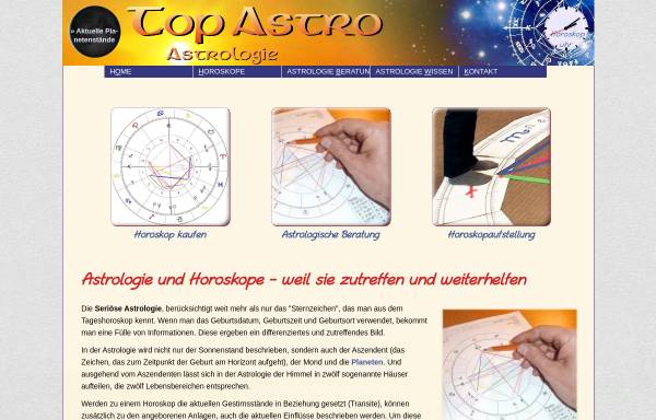 Vorschau von top-astro.de, Rolf Liefeld - Qualifizierte Astrologie im Raum München