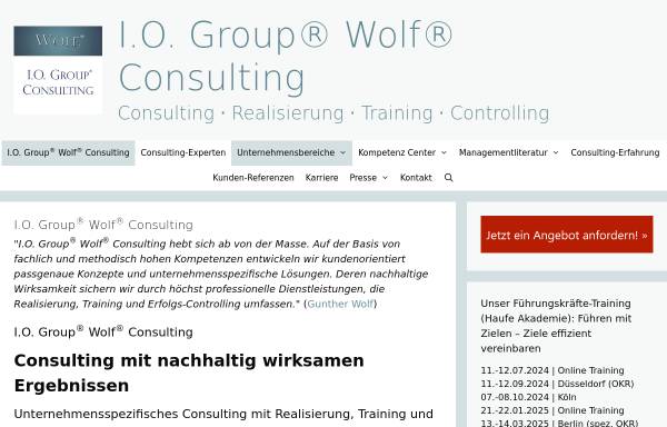 Vorschau von io-group.de, I.O. Group Gunther Wolf