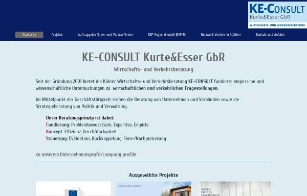 Vorschau von www.ifv-koeln.de, KE-Consult Kurte & Esser GbR