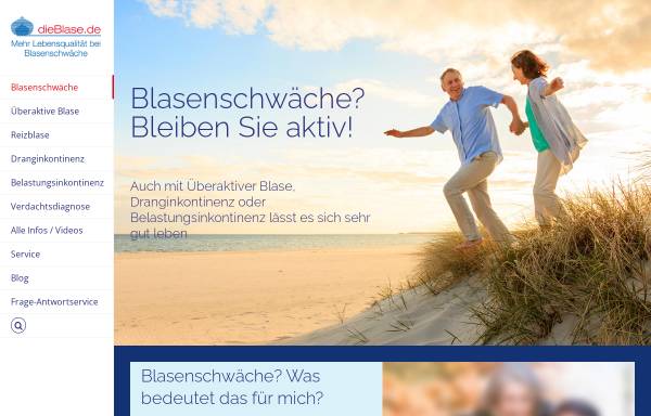 Vorschau von www.dieblase.de, Die Blase