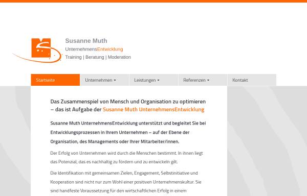Vorschau von susannemuth.de, Susanne Muth UnternehmensEntwicklung