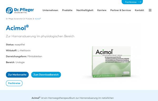 Vorschau von www.dr-pfleger.de, Ratgeber Blasenentzündung