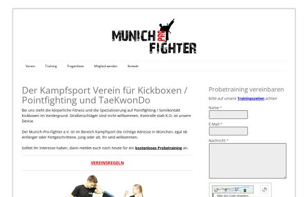Vorschau von www.munich-pro-fighter.de, Munich-Pro-Fighter e.V.