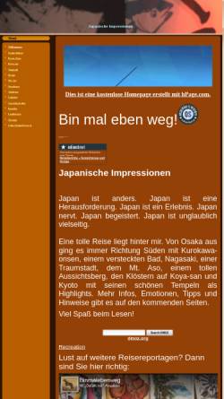 Vorschau der mobilen Webseite japan-impressionen.npage.de, Japanische Impressionen