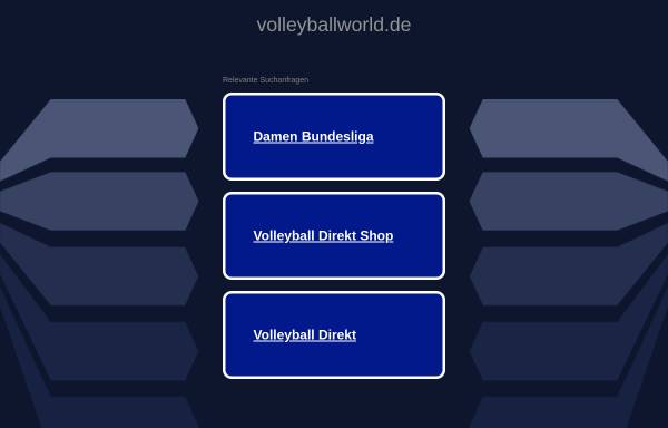Vorschau von www.volleyballworld.de, Volleyballworld, Sportsworld-Niederrhein GmbH