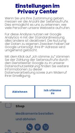 Vorschau der mobilen Webseite www.helpide-apotheke-app.de, Helpide Apotheke in Lutherstadt Eisleben