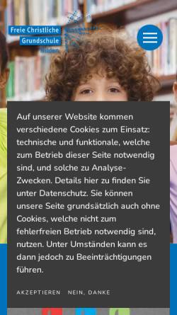 Vorschau der mobilen Webseite www.fcs-hilden.de, Hildener Schulportal